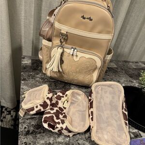 Itzy Ritzy Boss Plus Oat Western Diaper Bag